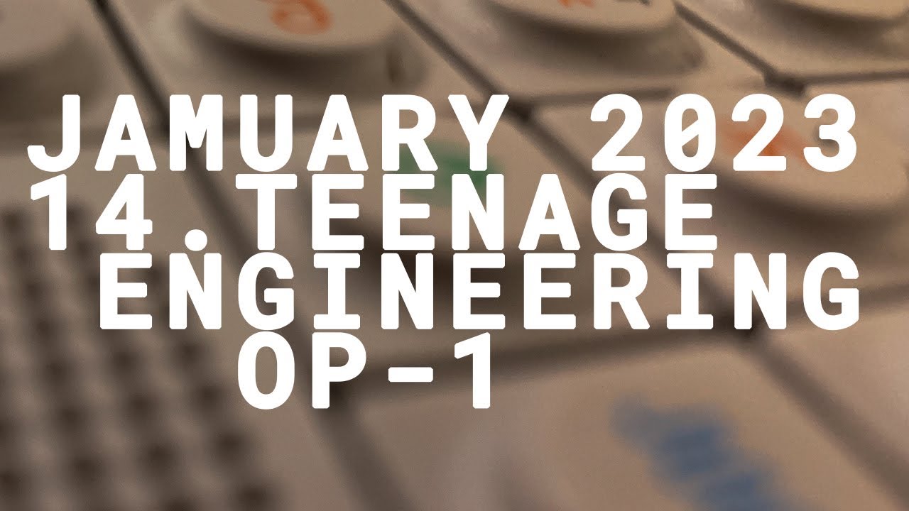 #jamuary2023 (14) Teenage Engineering Op-1, Live Ambient