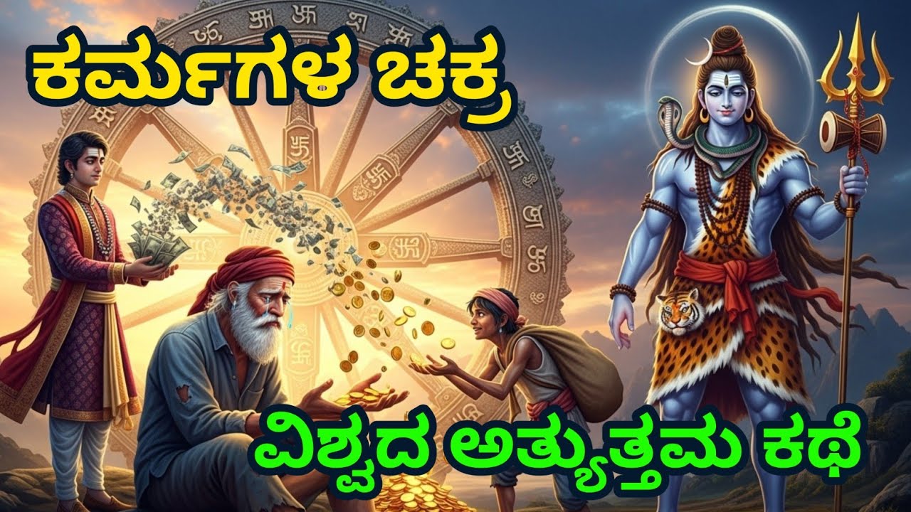 ಕರ್ಮ ಚಕ್ರ, ವಿಶ್ವದ ಅತ್ಯುತ್ತಮ ಕಥೆ | Kannada Story | Dharma Lessons