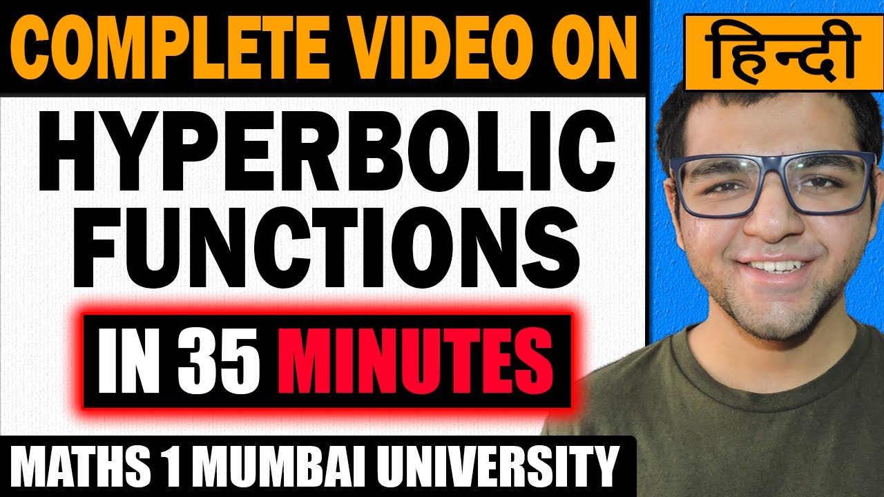 Complete video on Hyperbolic Functions Engineering Mathematics in Hindi | Complex Numbers