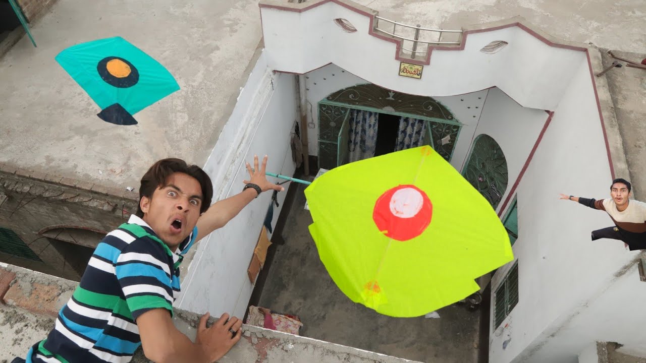 Big Patang vs Colour Ful Cutting Kite Catch | Kites