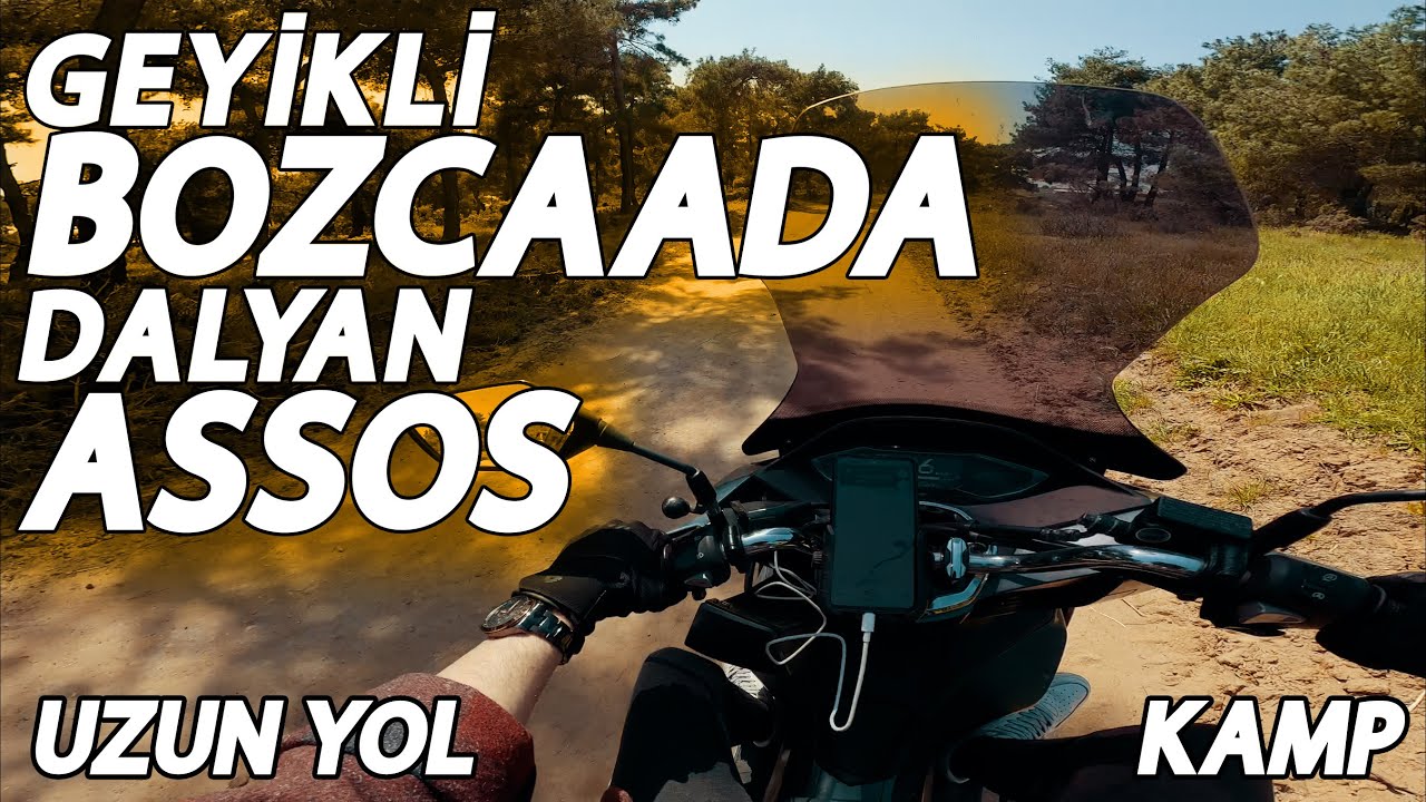 ÇANAKKALE'Yİ Bİ TURLAYALIM | HONDA PCX & BAJAJ PULSAR RS200 UZUN YOL | KAMP