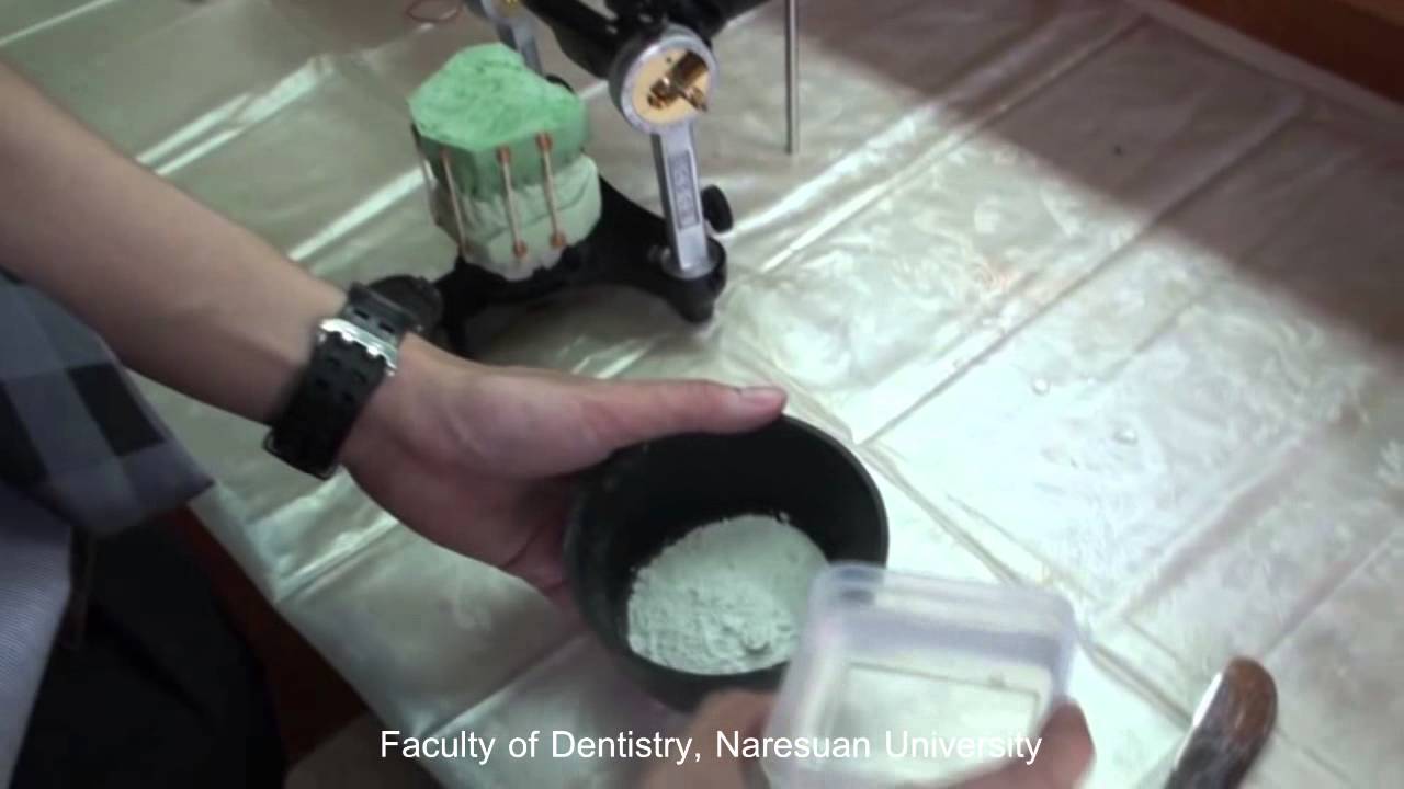 How to mount study casts in Dental Anatomy Lab. for Dental student