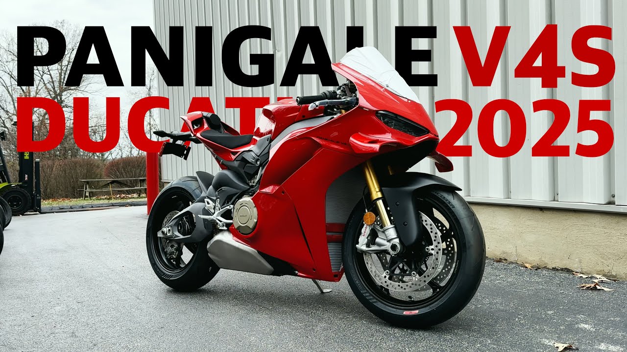 Nova DUCATI PANIGALE V4S 2025 em Detalhes e Preço na Concessionária!