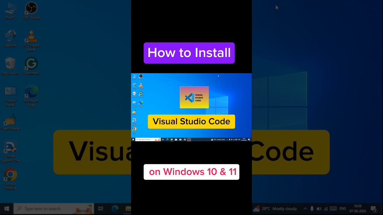 How to Install Visual Studio Code on Windows 10 &11#VisualStudioCode#VSCodeInstallation
