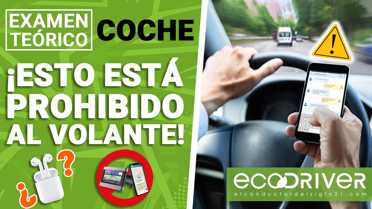 INTENSIVO CARNET DE CONDUCIR TEORICO | Dispositivos que no debes usar mientras conduces