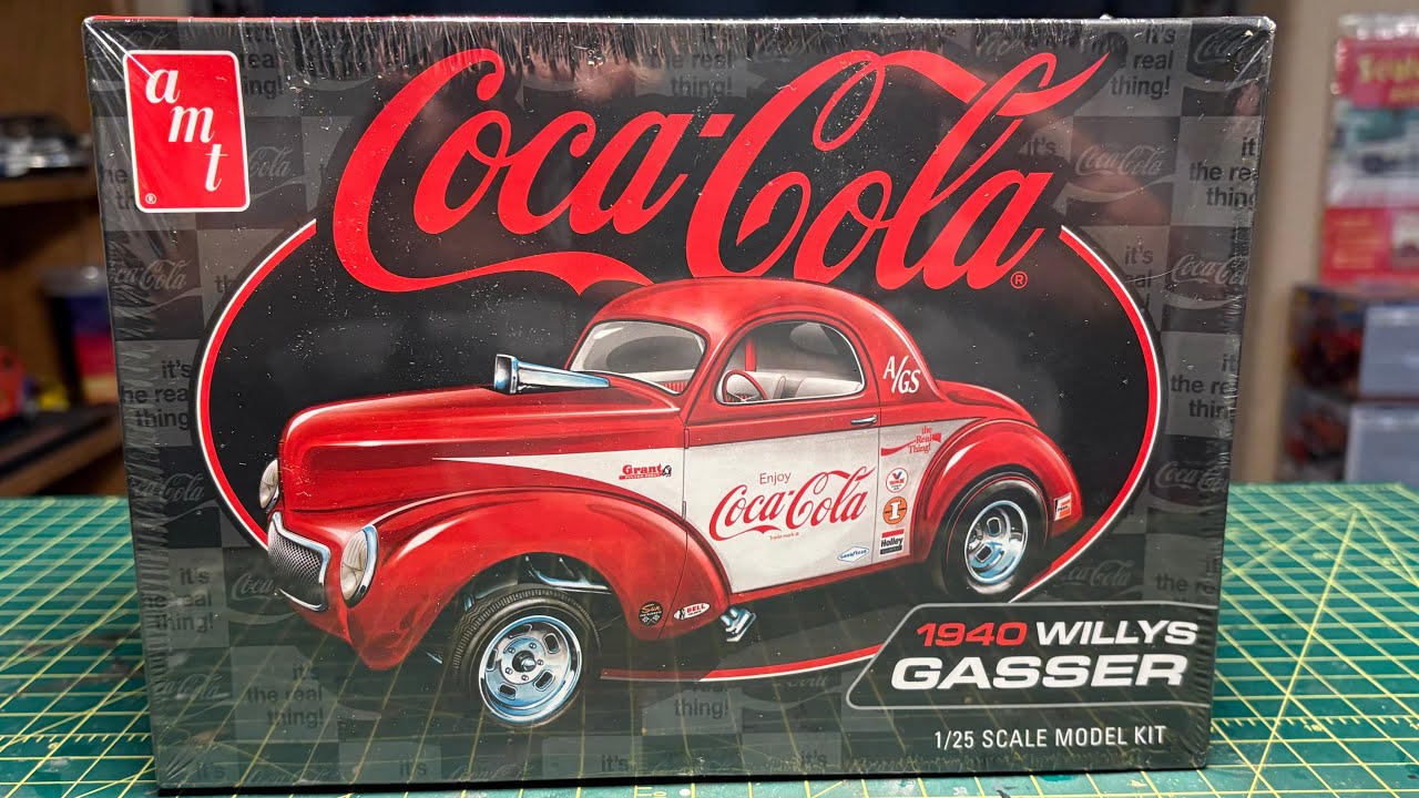 Build and review of the new 1940 Willys Gasser Coupe by AMT