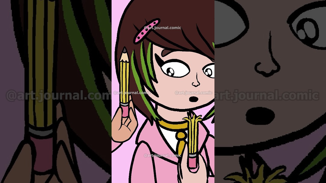 POV: the popular girls give you a pencil in class (high school animation)