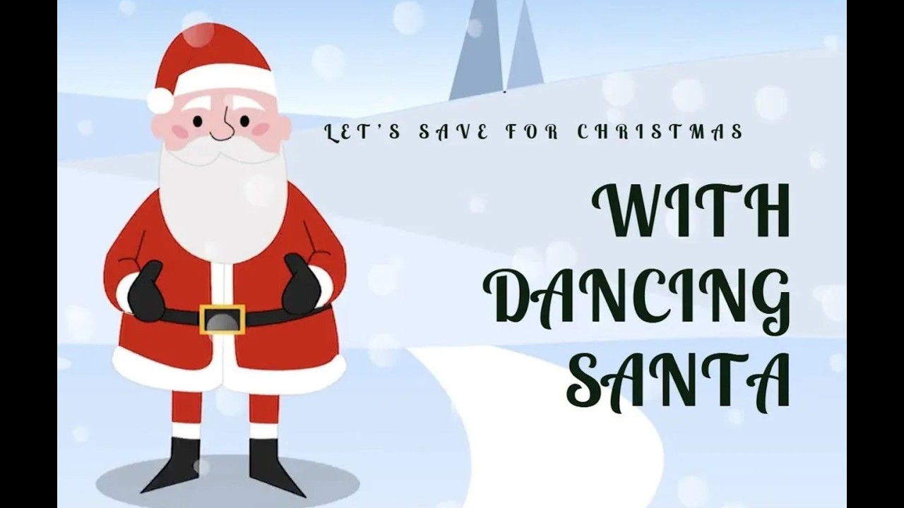 DANCING SANTA CHRISTMAS | SAVING ALL YEAR LONG | @Jeanettesjourney Pink Christmas