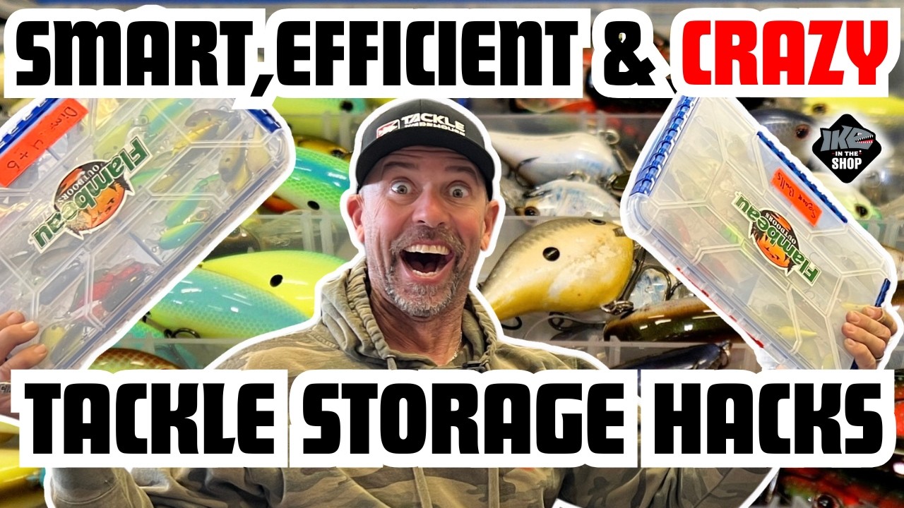 🤪CRAZY Tackle Storage! PRO TIPS! 🎣 Ike In The Shop!🔥