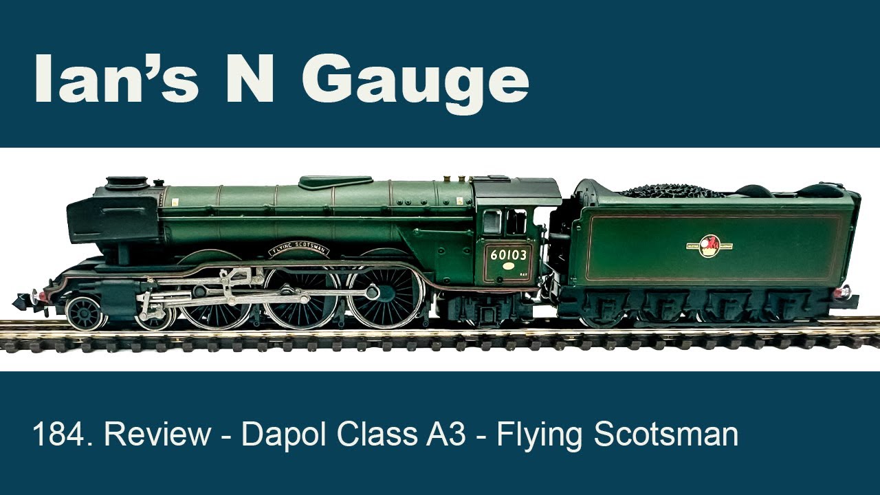 184 - Обзор - Dapol Class A3 - Flying Scotsman