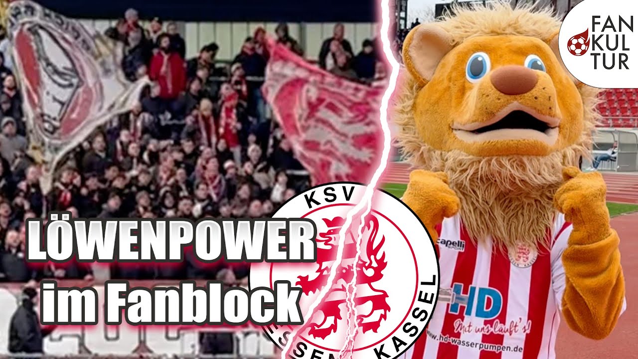 FANBLOCK mit Löwenpower | Ein Tag Fan von: KSV Hessen Kassel | Fußball-Stadion-Vlog 🏟️