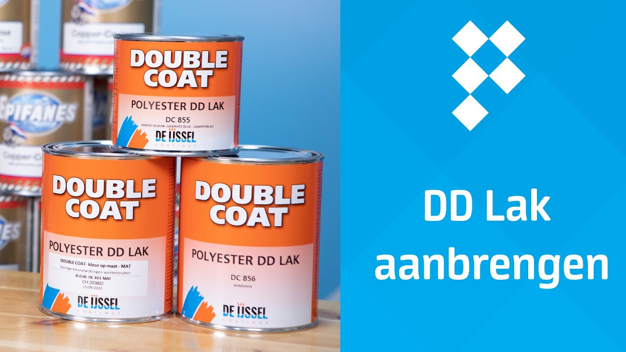 DD lak aanbrengen op een epoxy ondergrond