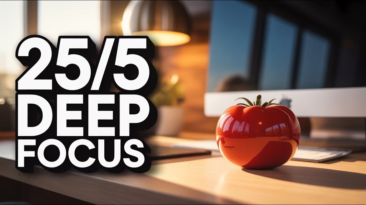 25 / 5 Pomodoro Timer – 2 Hour Study Session | No Music | Deep Focus Study Timer