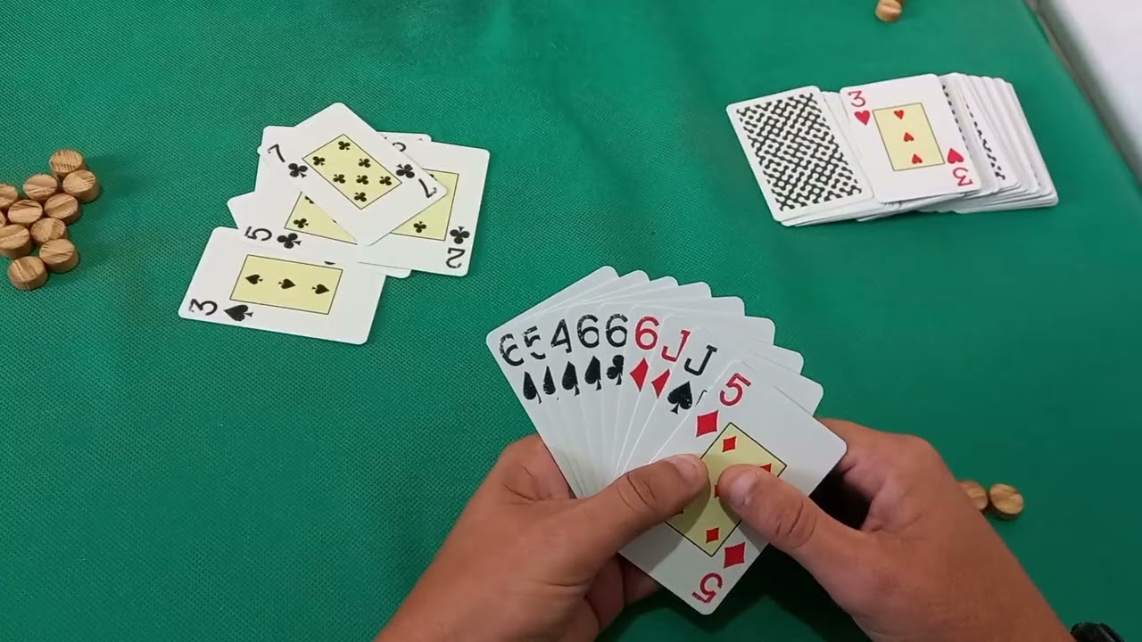 Jogo de baralho, cartas, cacheta