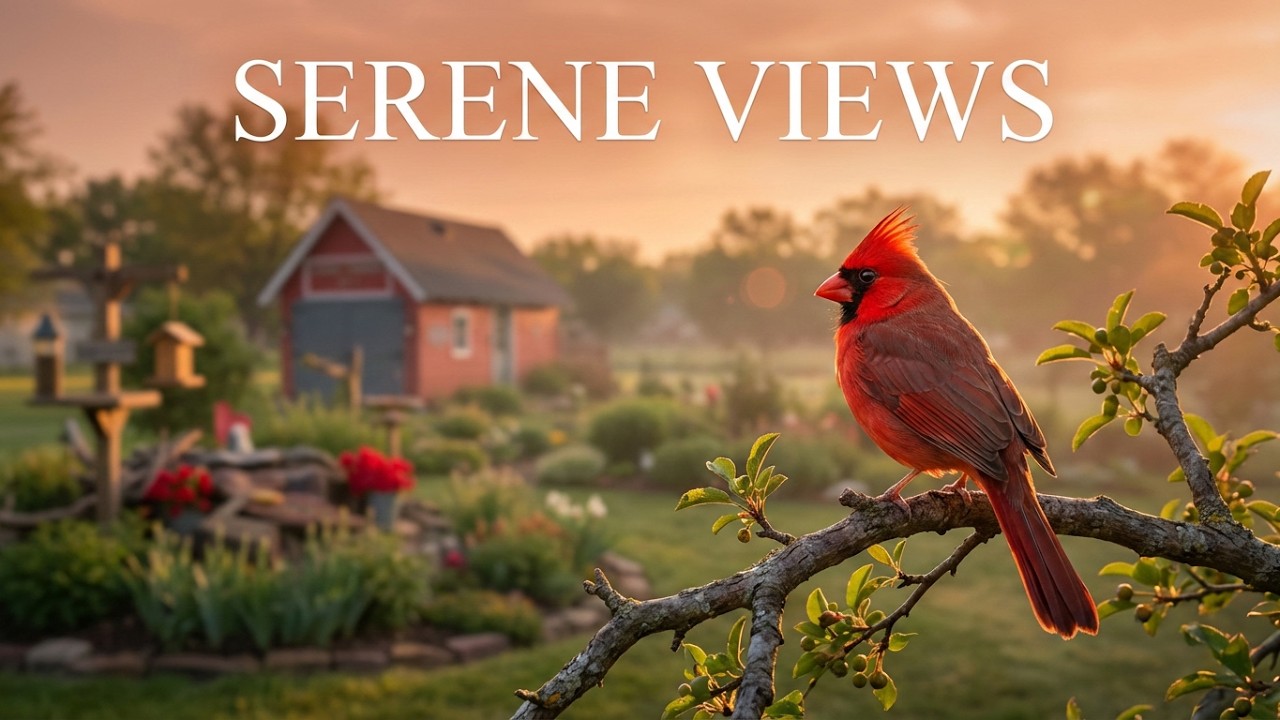 Cardinals & Coffee: Starting the Week with the Most Elegant Bird 🤎🐦 LIVE