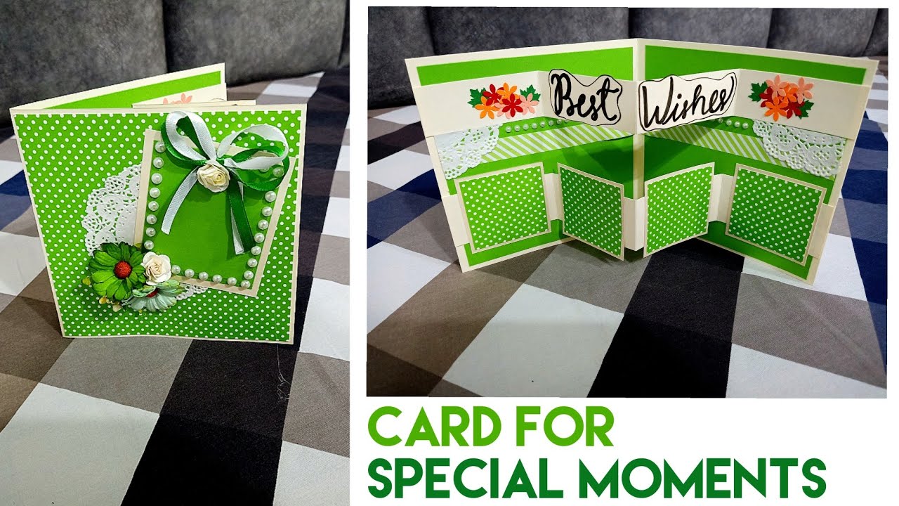 DIY Greeting Card for Loved Ones | Easy and Quick Card with Photographs | Wingtip Crafts