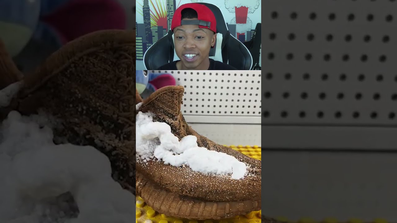 Restoring muddy yeezys ASMR