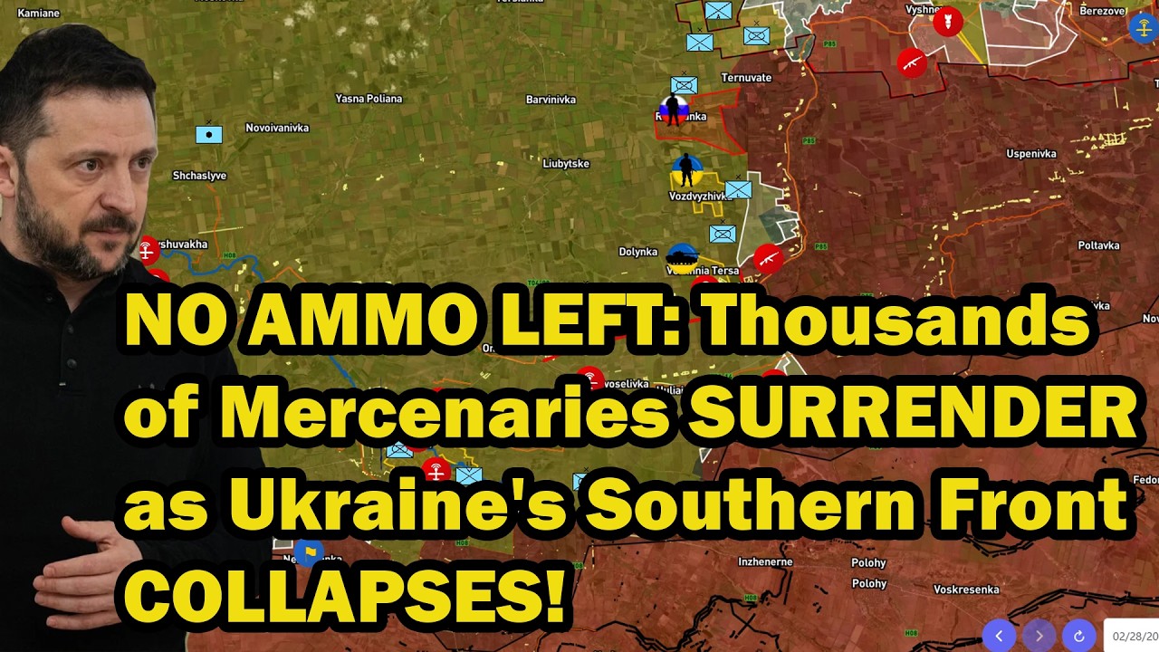 NO AMMO LEFT: Thousands of Mercenaries SURRENDER as Ukraine's Southern Front COLLAPSES!