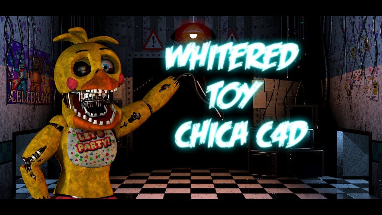 Speed edit model c4d whitered toy chica