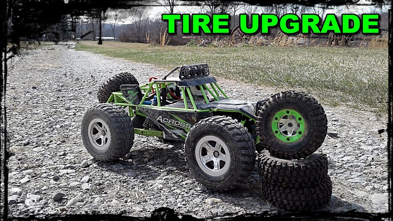 WL TOYS ACROSS ROCK RACER TIRE UPGRADE