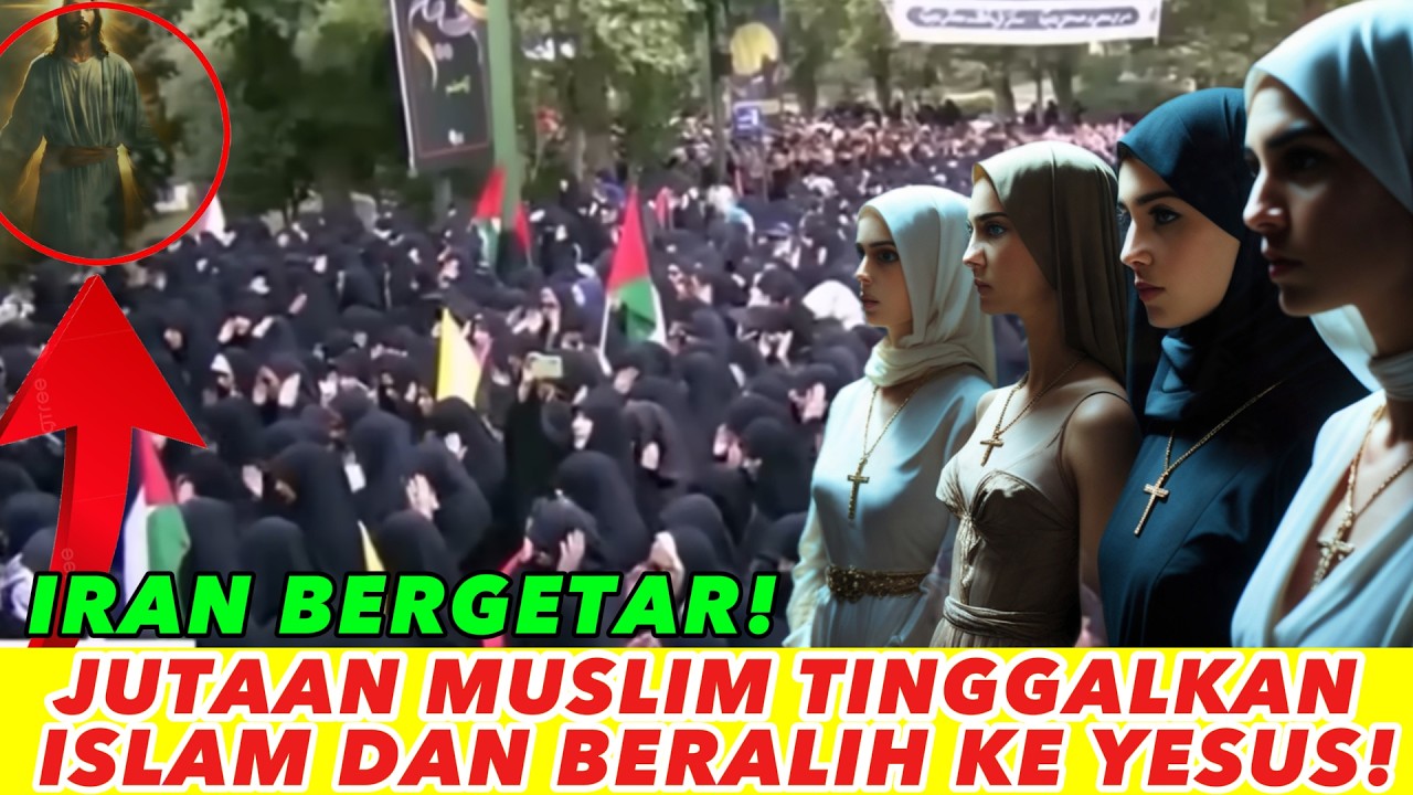 Iran Bergetar! Jutaan Muslim Tinggalkan Islam dan Beralih ke Yesus! #inspirasikristen #katolik
