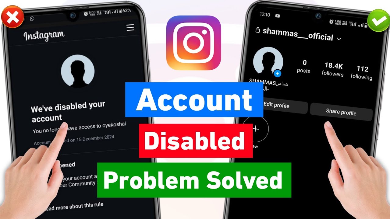 instagram we disabled your account problem 2025 | we disabled your account instagram