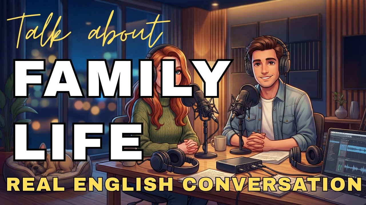 Family Life Conversation | English Listening Practice & Real English Dialogue