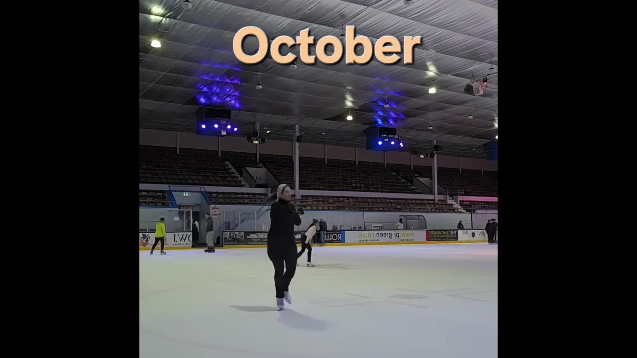 1 year figure skating progress ⛸️✨️