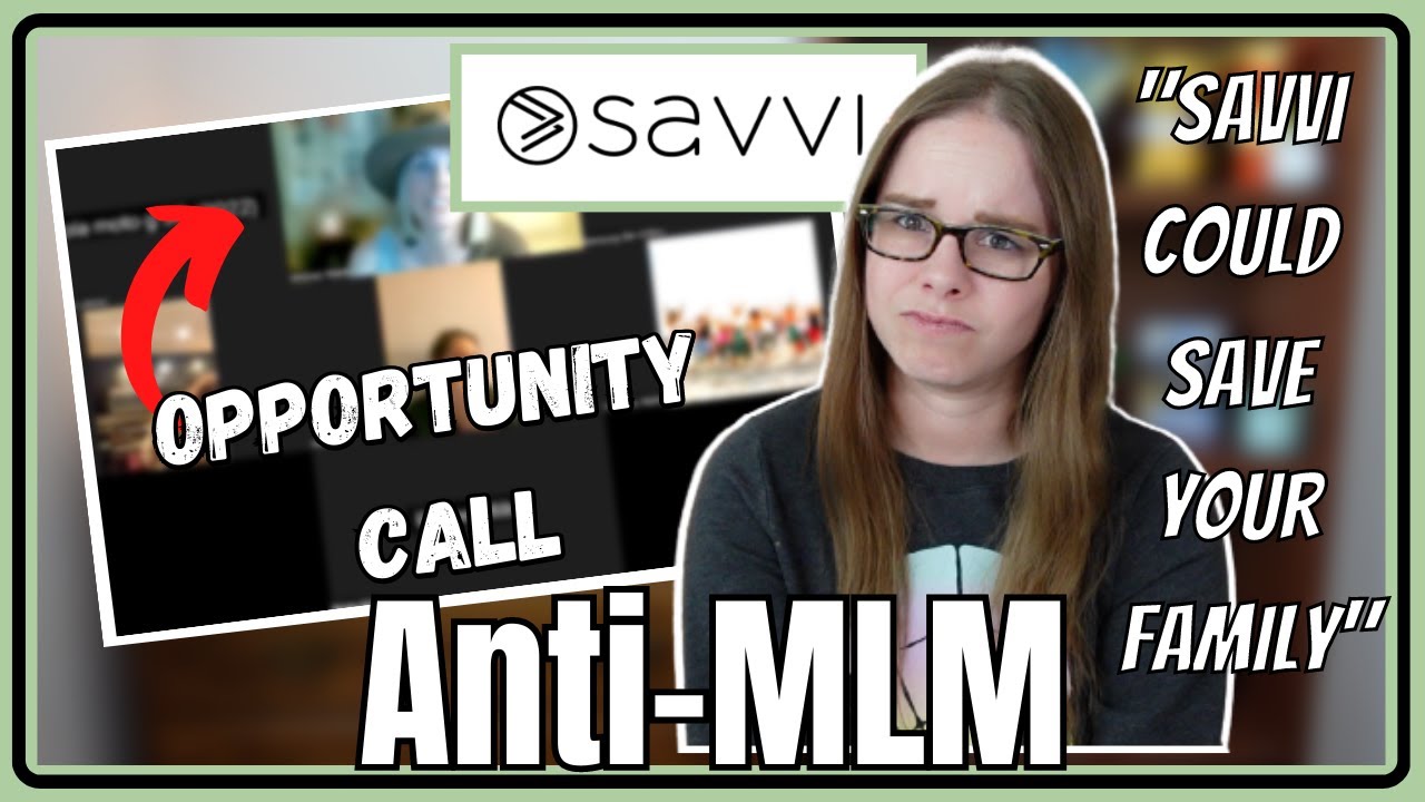 This SAVVI Opportunity Call Is Just Ridiculous | Anti-MLM