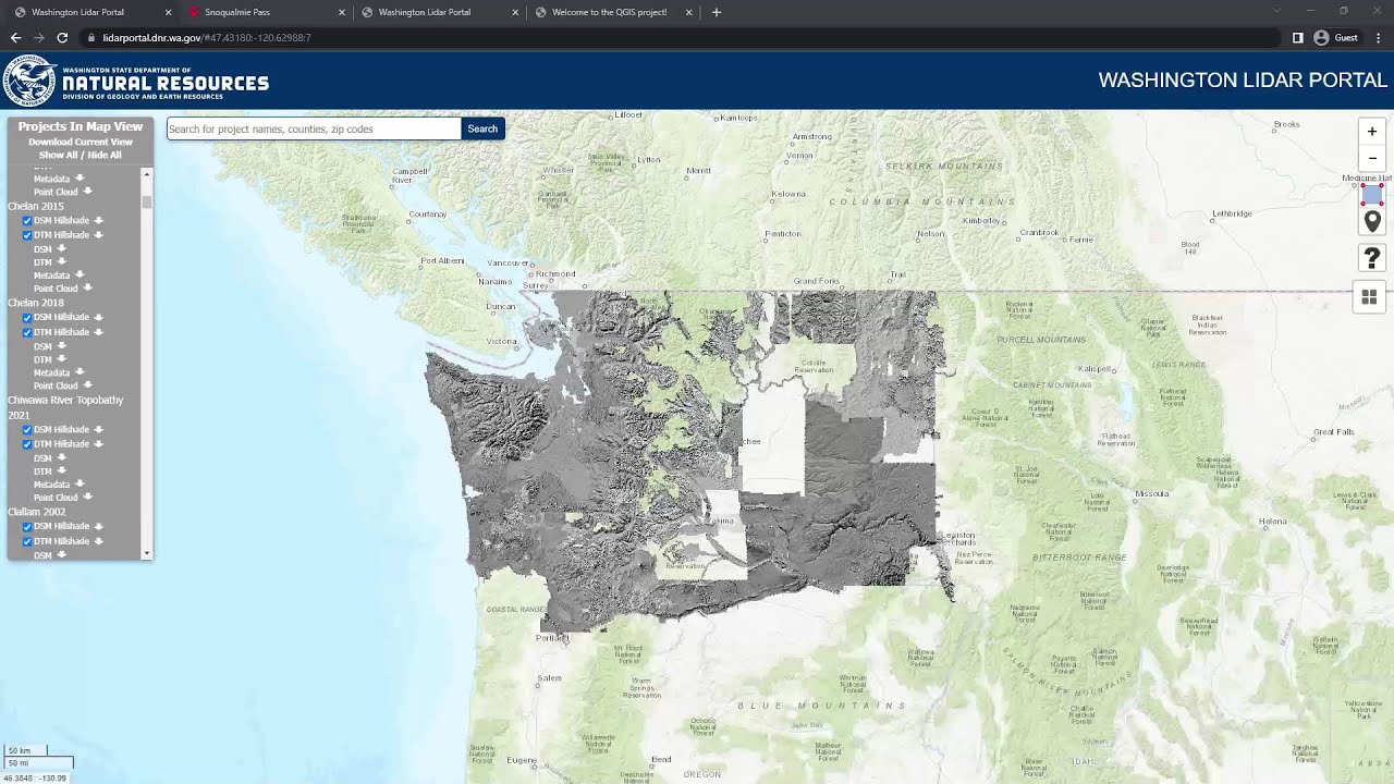 Creating a Topo Map From Lidar Data in QGIS