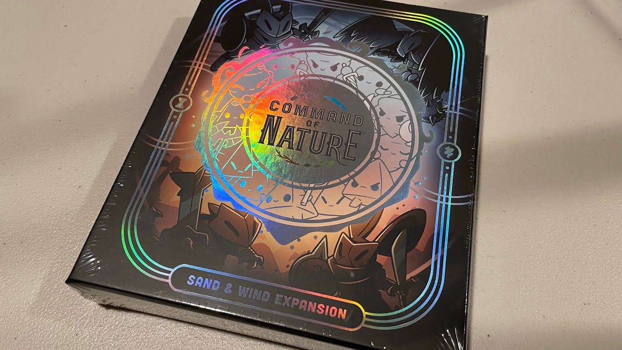 Command of Nature Sand and Wind expansion unboxing and brief how to play
