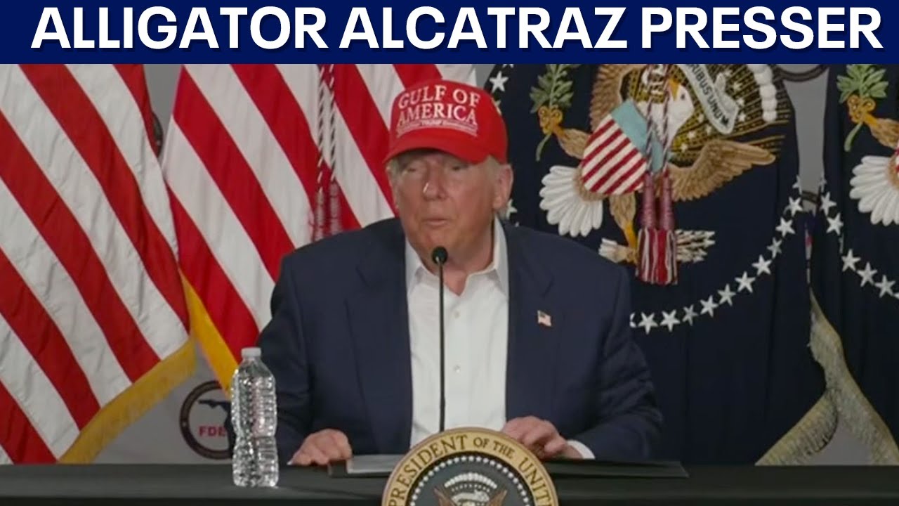 FULL: President Trump Alligator Alcatraz Press Conference on Border Security; One Big Beautiful Bill
