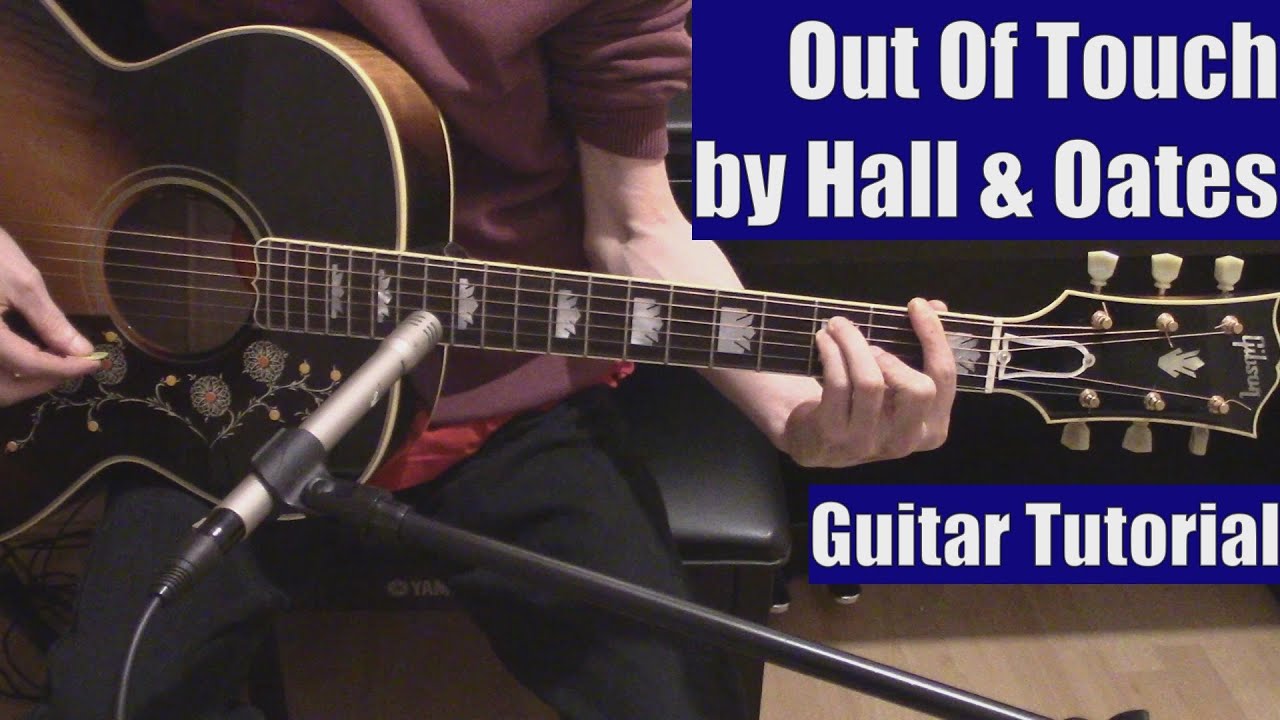 Out Of Touch by Hall & Oates (Guitar Tutorial with the Isolated Vocal Track by Hall & Oates)