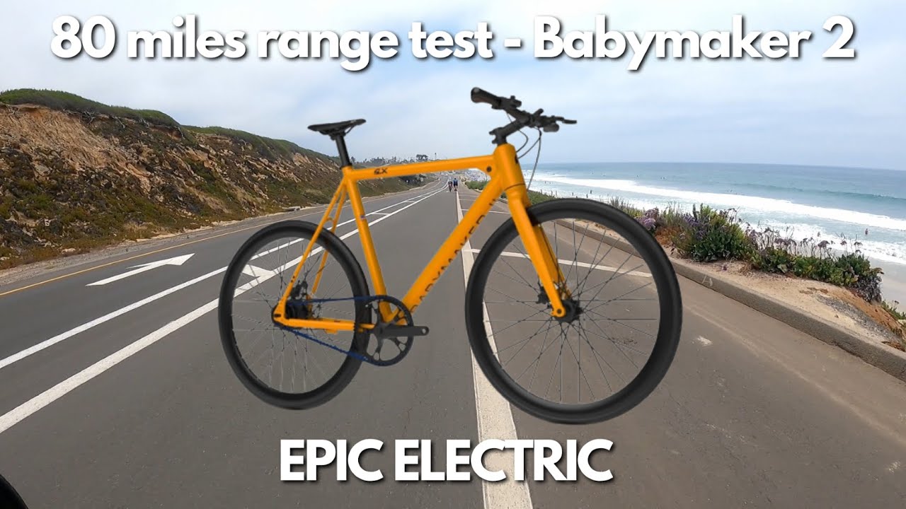 How far can the Superhuman (FLX) Babymaker go on 1 charge?