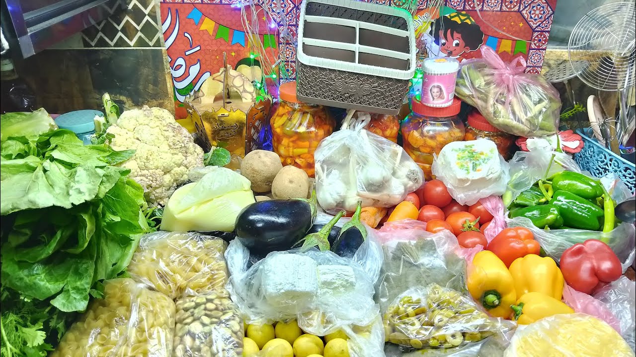 مشتريات يوم السوق 📢وتفريزات رمضان 2026🌛 ب400جنيه بس🌹 احسبيها بذكاء
