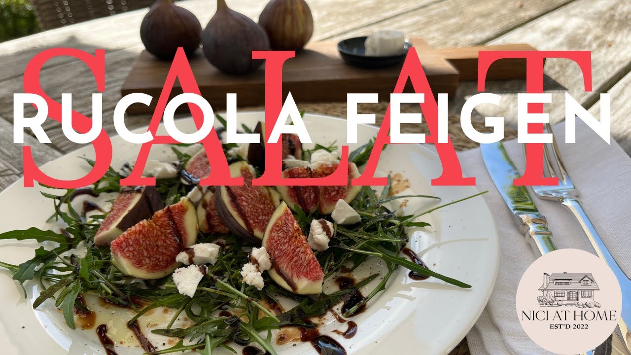 Rucola Salat mit Feigen - Genial einfach & lecker