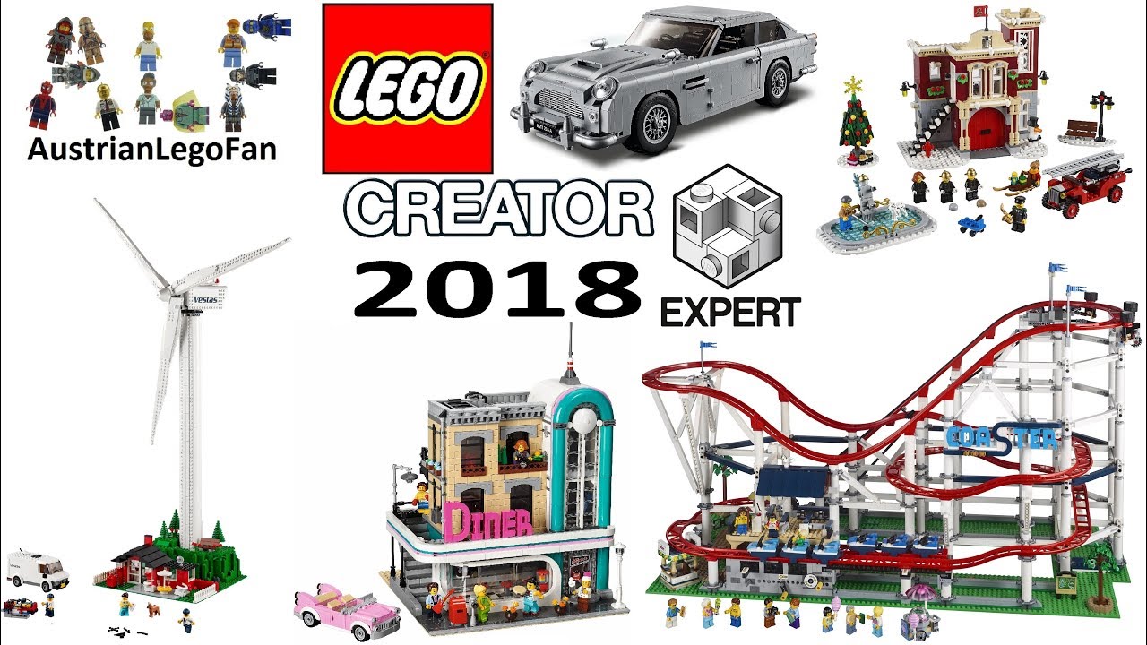 Lego Creator Expert 2018 Compilation of all Sets