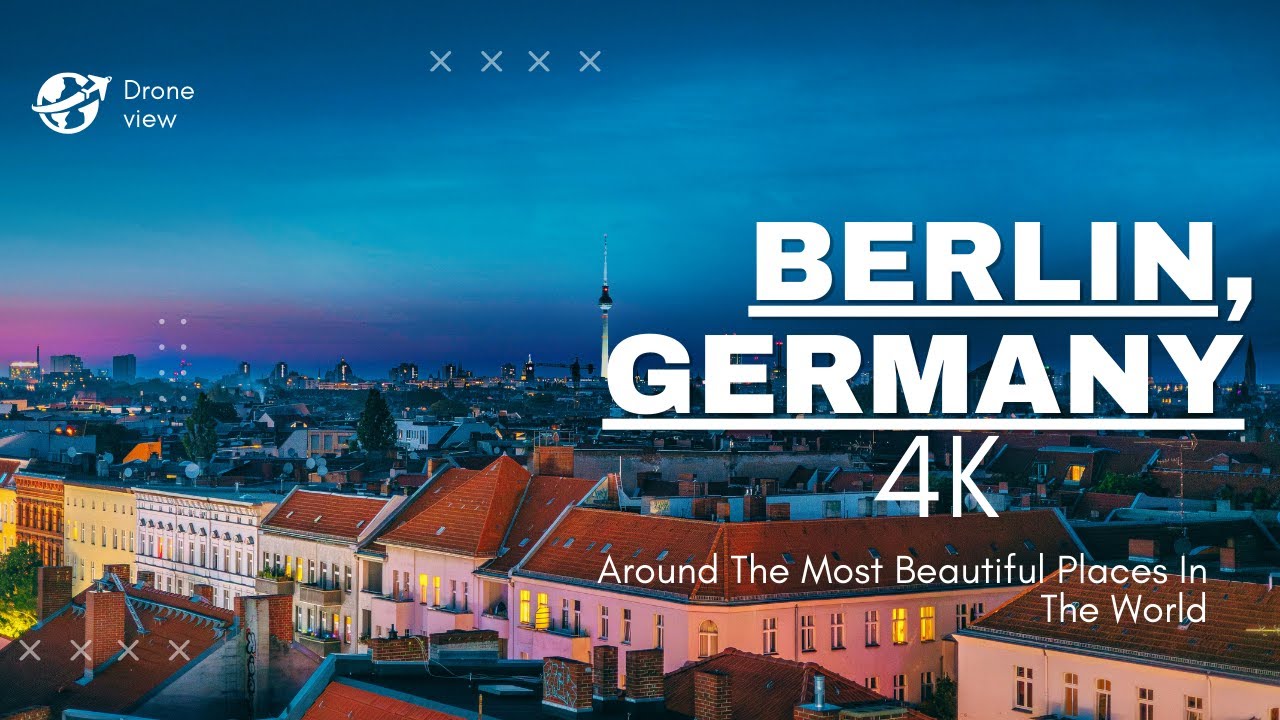 Berlin Germany 🇩🇪 - by drone {4K}