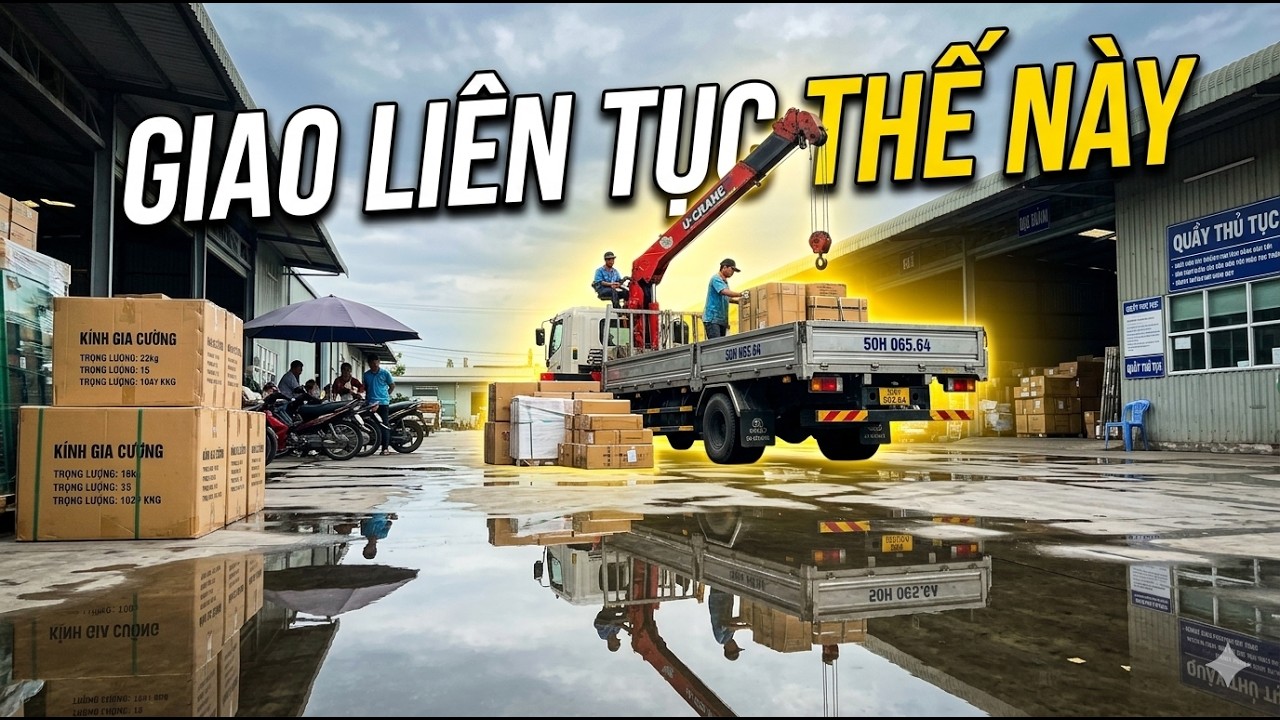 Hoạt động giao nhận hàng liên tục tại chành xe diễn ra thế nào?