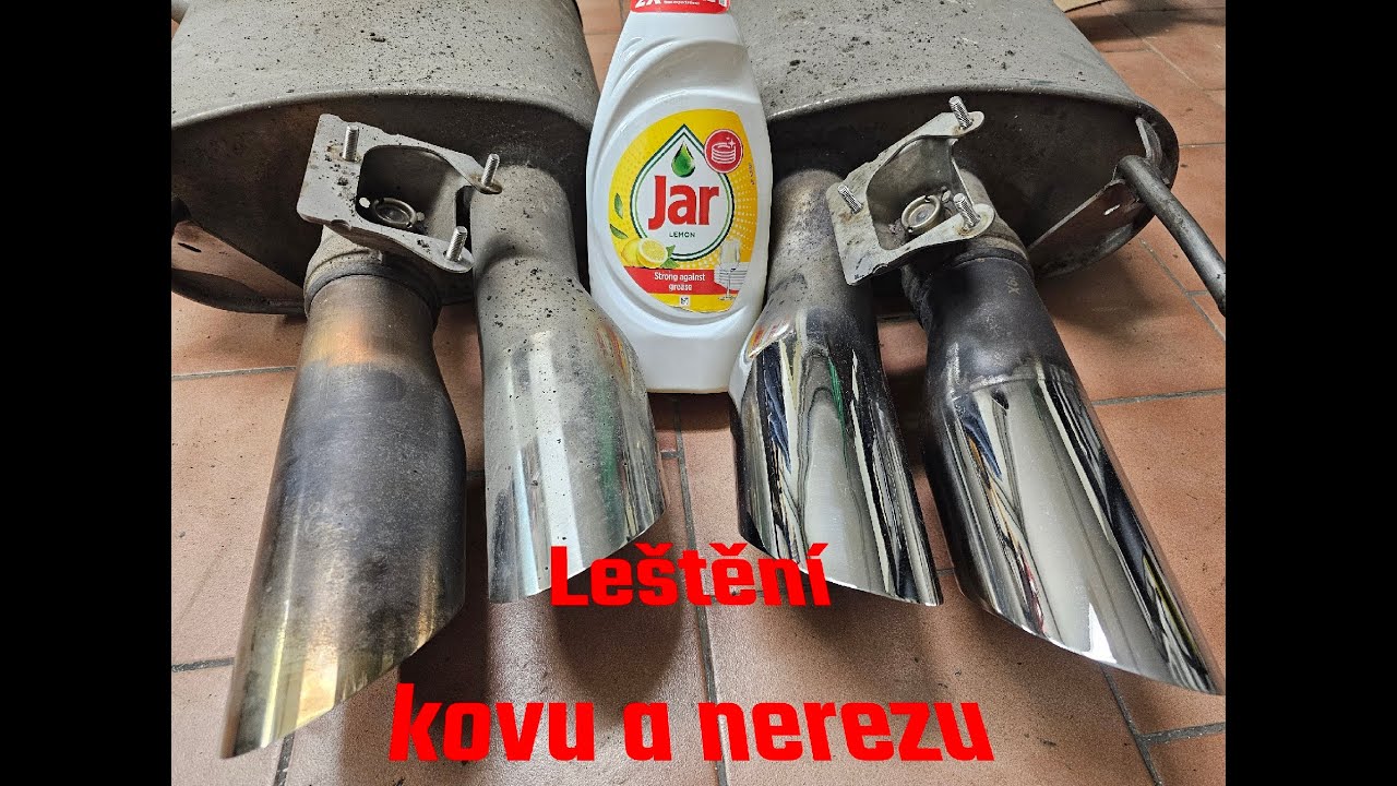 Broušení a leštění kovu a nerezu | RENOVACE VÝFUKU | Jak na to (how to)