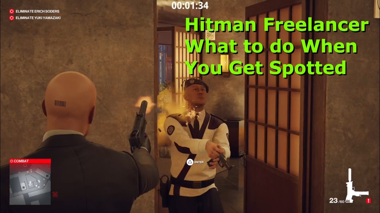 Hitman Freelancer | What to do When You Get Spotted