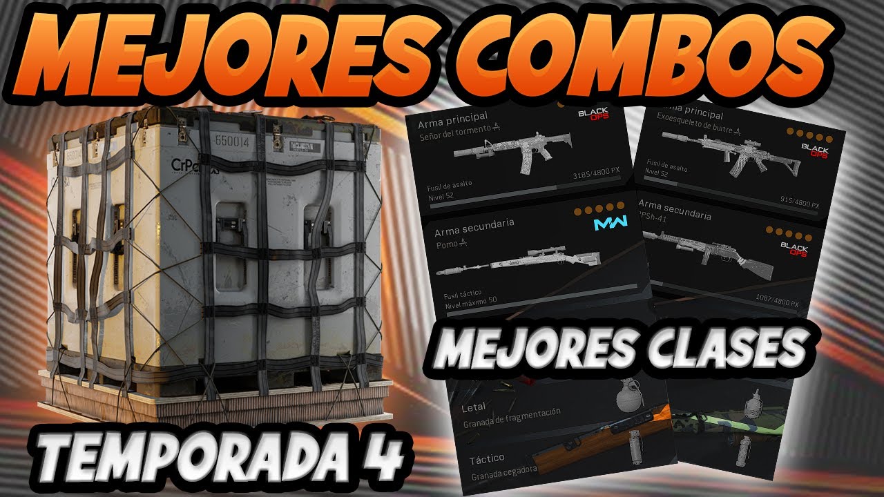 Los MEJORES COMBOS (CLASES) para la TEMPORADA 4 de WARZONE