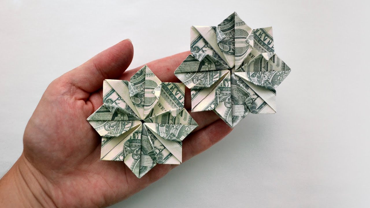 My MONEY FLOWERS | Amazing Dollar Origami Decoration | Tutorial DIY by NProkuda