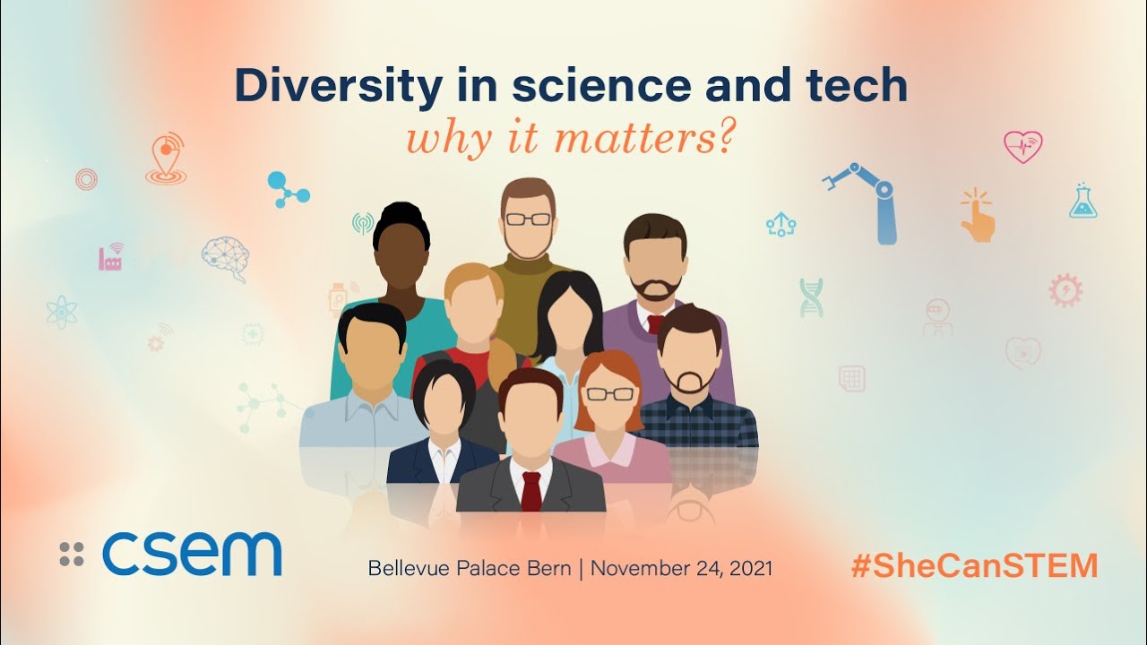 #SheCanSTEM #STEM #diversity - Diversity in science and tech: why it matters?
