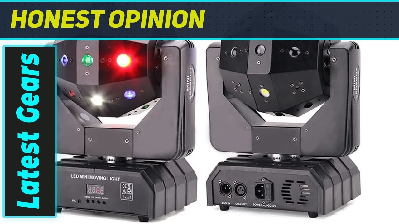 IMRELAX Disco Ball Party Light: Ultimate Mini Moving Head for Parties!