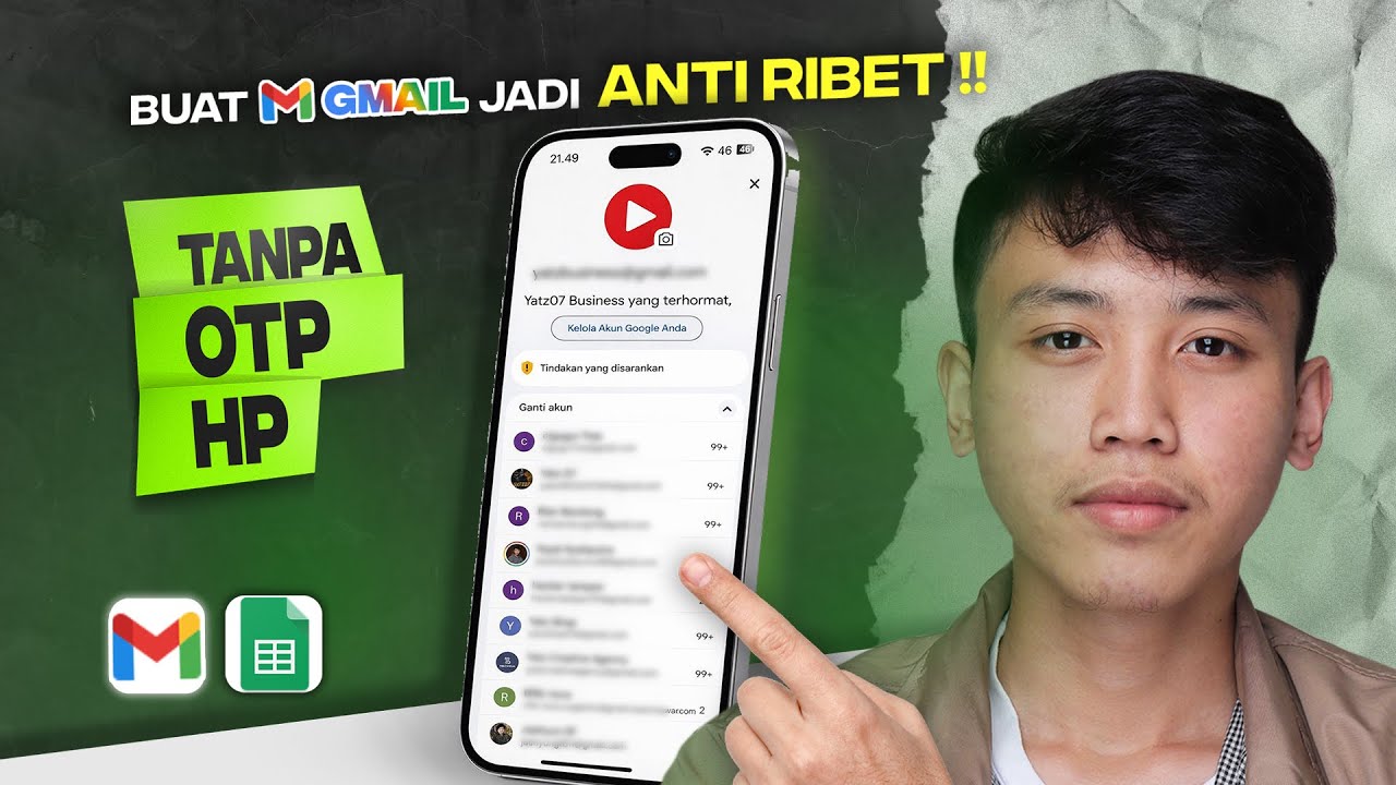Cara Buat Akun Gmail Masal Tanpa nomor HP dan Kode OTP || Terbaru Tahun 2026