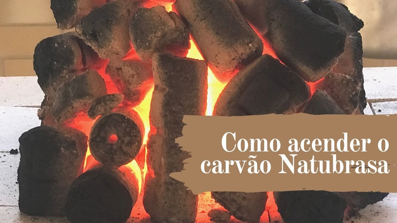 Como acender carvão ecológico sem fumaça NATUBRASA