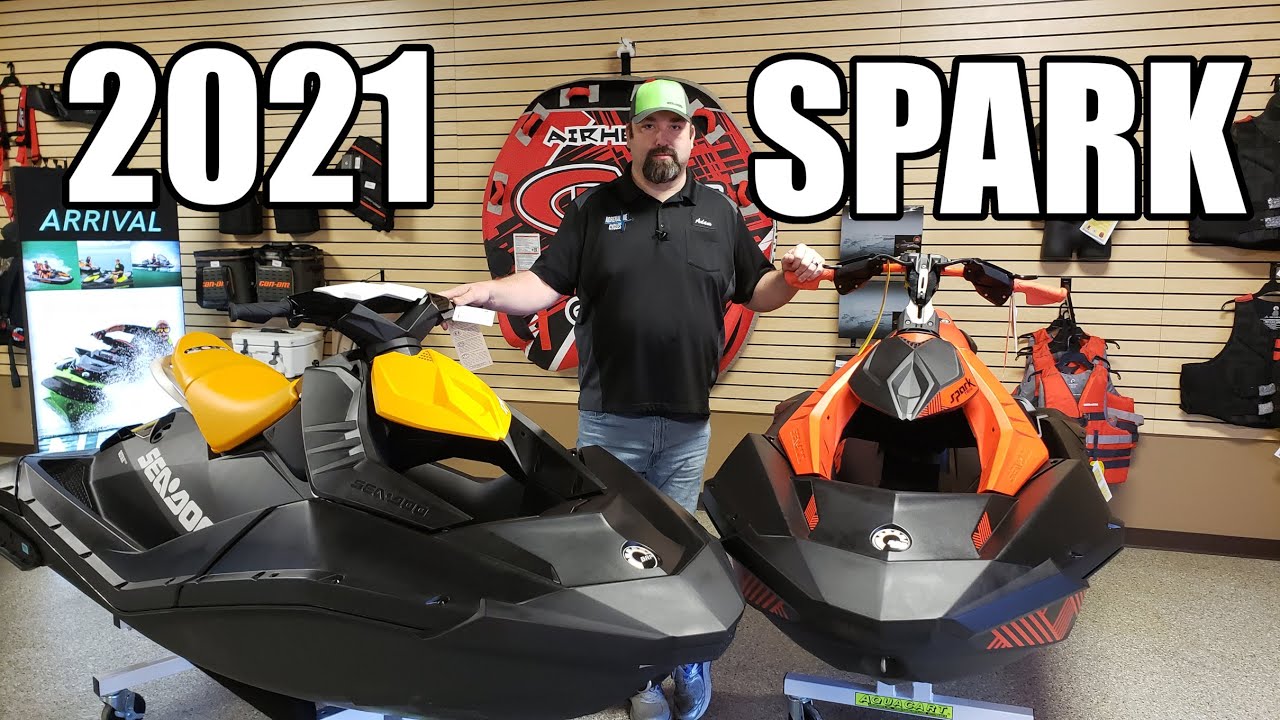 2021 SEADOO SPARK comparison Between $5,499 Spark & the Top of the line 3 Seater Spark Trixx $8,299