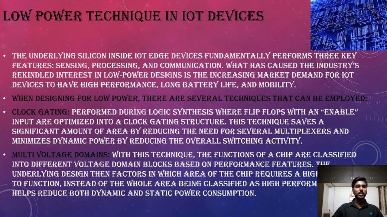 Low power Technique in iot devices