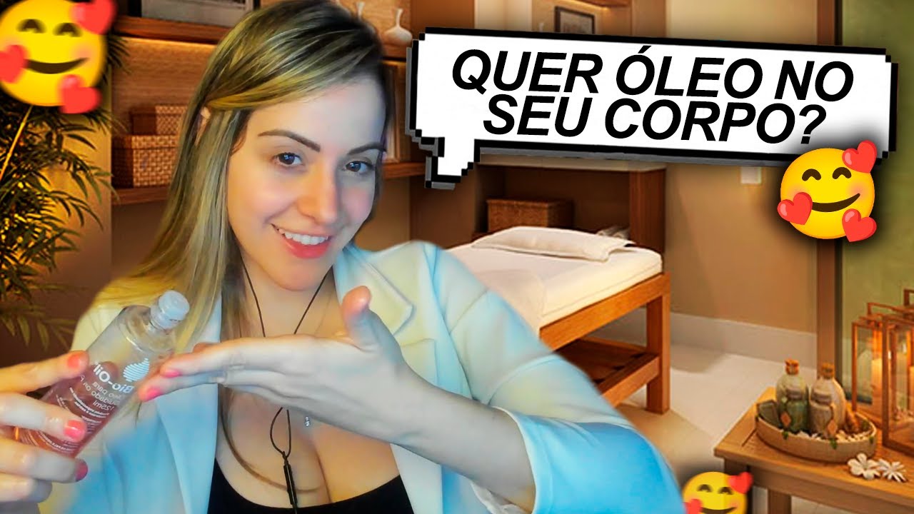 ASMR - MASSAGEANDO VOCÊ POR COMPLETO (VOCÊ NÃO VAI RESISTIR)